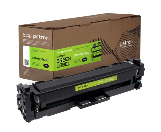 Купить Картридж совместимый HP 410A (CF410A) черный Green Label Patron (PN-410AKGL) по лучшей цене