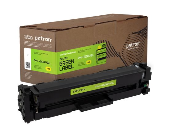 Купить Картридж совместимый HP 410A (CF412A) желтый Green Label Patron (PN-410AYGL) по лучшей цене