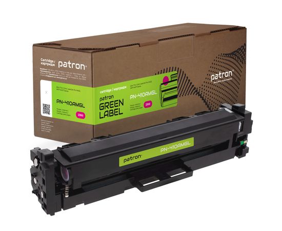 Купить Картридж совместимый HP 410A (CF413A) пурпурный Green Label Patron (PN-410AMGL) по лучшей цене