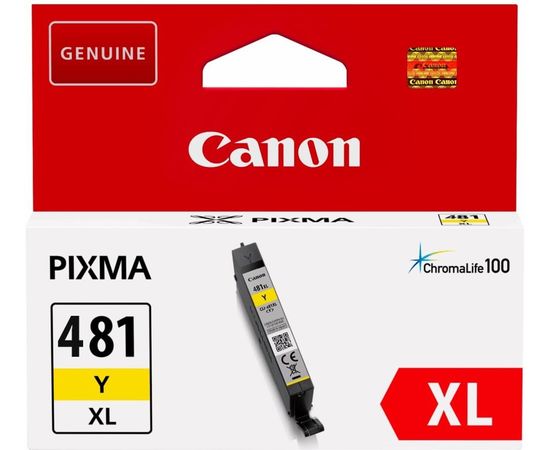 Купить Картридж Canon для Pixma TS6140/TS8140 CLI-481XL Y Yellow (2046C001) по лучшей цене