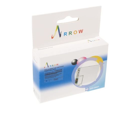 Купить Картридж Arrow для Epson Stylus Photo R270/T50/TX650 аналог C13T08224A10/C13T11224A10 Cyan (T0822N) по лучшей цене