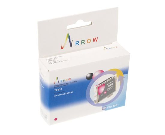 Купить Картридж Arrow для Epson Stylus C67/CX3700/CX4700 аналог C13T06334A Magenta (T0633) по лучшей цене