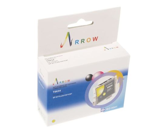 Купить Картридж Arrow для Epson Stylus C67/CX3700/CX4700 аналог C13T06344A Yellow (T0634) по лучшей цене