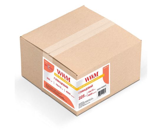 Купить Фотобумага WWM глянцевая 225г/м кв, 10см x 15см, 4000л (G225.F4000/C) по лучшей цене