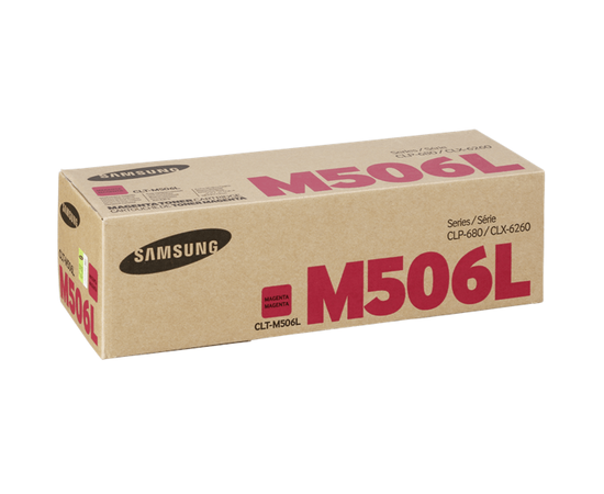 Купить Картридж тонерный Samsung M506L для CLP-680/CLX-6260 3500 копий Magenta (SU307A) по лучшей цене