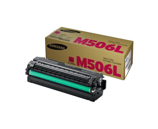 Купить Картридж тонерный Samsung M506L для CLP-680/CLX-6260 3500 копий Magenta (SU307A) по лучшей цене