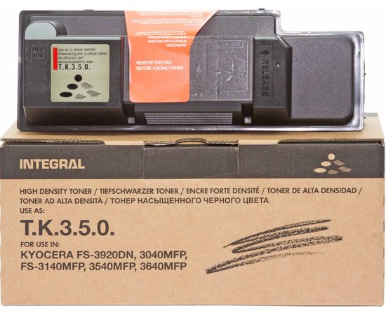 Купить Туба с тонером Integral для Kyocera Mita FS 3920DN аналог TK-350 Black (12100038C) + Чип по лучшей цене