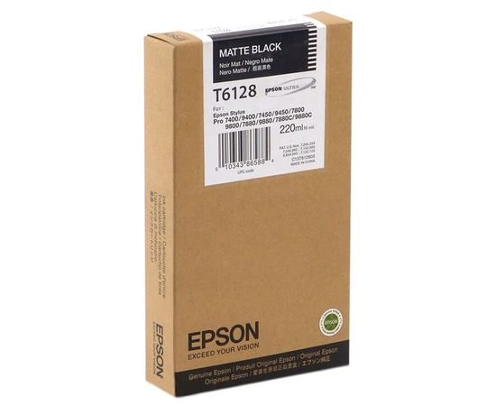 Купить Картридж Epson для Stylus Pro 7400/7800/9450 Matte Black (C13T612800) повышенной емкости по лучшей цене