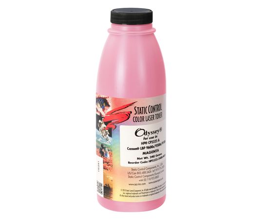 Купить тонер Odyssey HP CLJ CP5525 240г (15k) magenta Static Control по лучшей цене