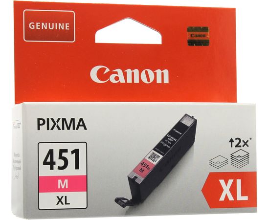 Купить Картридж Canon для Pixma MG5440/MG6340/iP7240 CLI-451M XL Magenta (6474B001) по лучшей цене