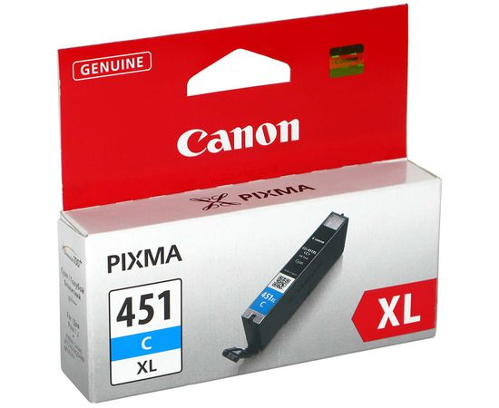 Купить Картридж Canon для Pixma MG5440/MG6340/iP7240 CLI-451C XL Cyan (6473B001) по лучшей цене