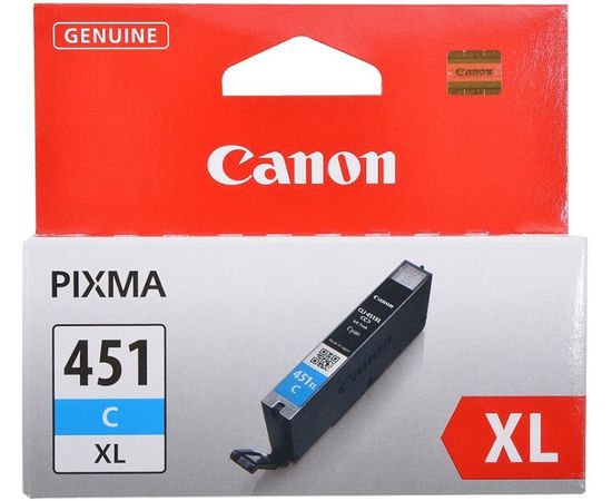 Купить Картридж Canon для Pixma MG5440/MG6340/iP7240 CLI-451C XL Cyan (6473B001) по лучшей цене