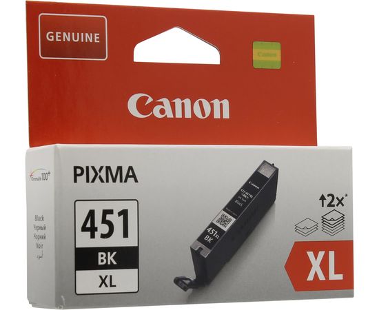 Купить Картридж Canon для Pixma MG5440/MG6340/iP7240 CLI-451Bk XL Black (6472B001) по лучшей цене