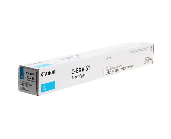 Купить Тонер-картридж C-EXV51 голубой Canon (0482C002) по лучшей цене