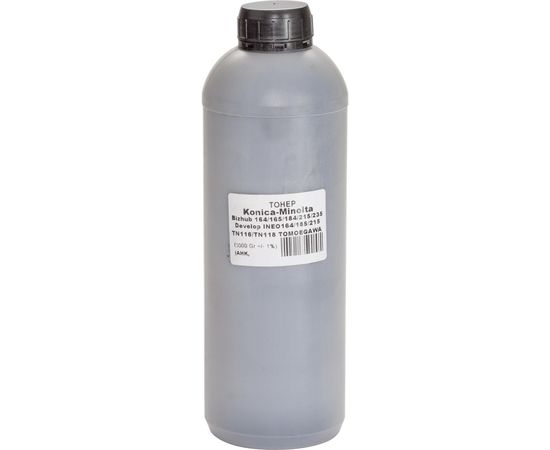 Купить Тонер АНК для Konica Minolta Bizhub 164/165/184 бутль 1000г Black (3202676) по лучшей цене