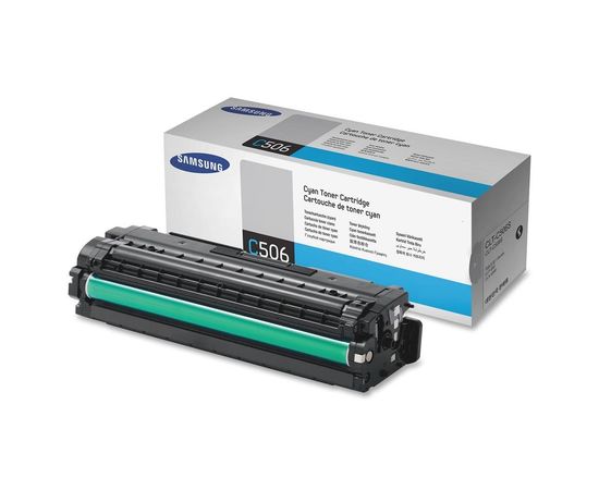 Купить Картридж тонерный Samsung C506L для CLP-680/CLX-6260 3500 копий Cyan (SU040A) по лучшей цене