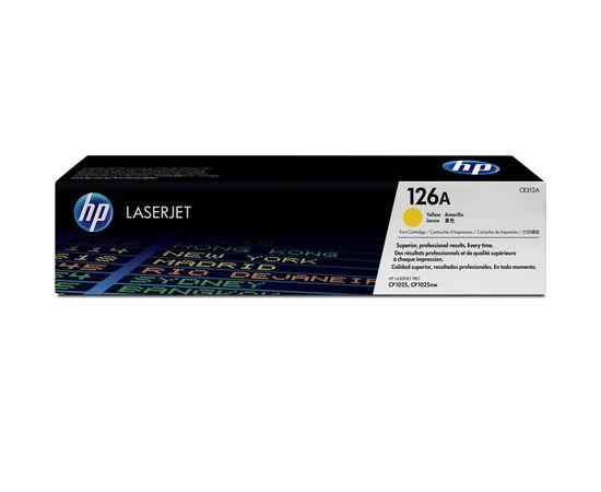 Купить Картридж тонерный HP 126A для LJ CP1025 1000 копий Yellow (CE312A) по лучшей цене