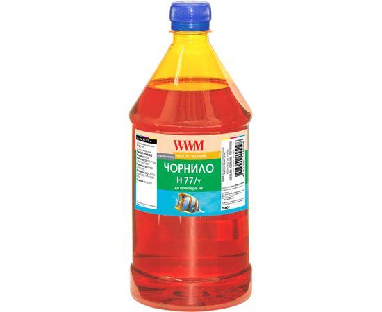 Купить Чернила WWM для HP №177/85 1000г Yellow Водорастворимые (H77/Y-4) по лучшей цене