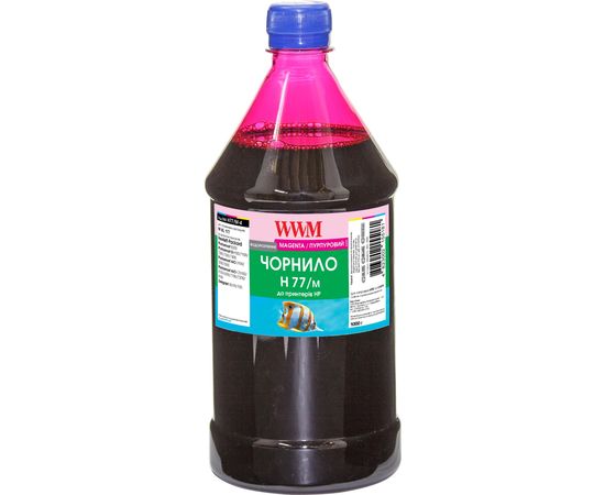 Купить Чернила WWM для HP №177/85 1000г Magenta Водорастворимые (H77/M-4) по лучшей цене