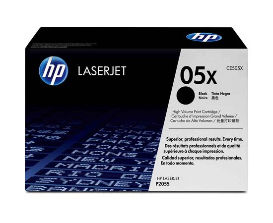 Купить Картридж тонерный HP 05X для LJ P2055d/2055dn 6500 копий Black (CE505X) повышенной емкости по лучшей цене
