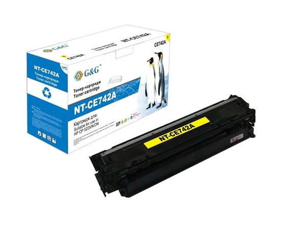 Купить Картридж G&G для HP Color LJ CP5225/CP5225N/ CP5225DN Yellow (G&G-CE742A) по лучшей цене