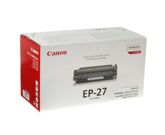 Купить Картридж тонерный Canon EP-27 для LBP-3200/MF3110 2500 копий Black (8489A002) по лучшей цене