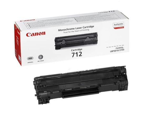 Купить Картридж тонерный Canon 712 для LBP-3010/3020 1500 копий Black (1870B002) по лучшей цене
