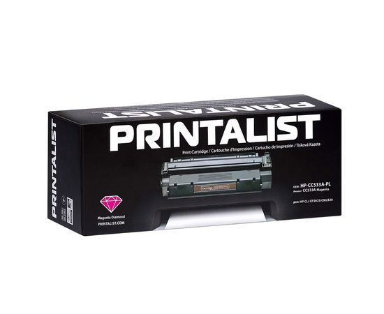Купить Картридж тонерный PRINTALIST для HP CLJ CP2025/CM2320 аналог CC533A Magenta (HP-CC533A-PL) по лучшей цене