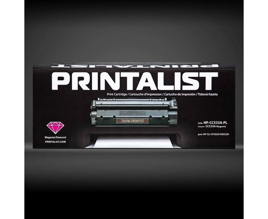 Купить Картридж тонерный PRINTALIST для HP CLJ CP2025/CM2320 аналог CC533A Magenta (HP-CC533A-PL) по лучшей цене