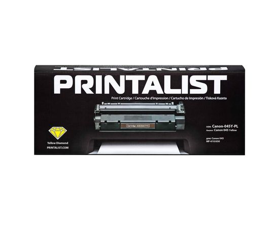 Купить Картридж тонерный PRINTALIST для Canon MF-610/630 аналог Canon 045 Yellow (Canon-045Y-PL) по лучшей цене
