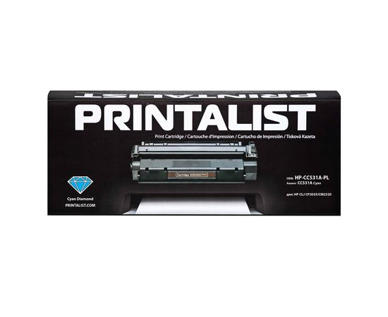 Купить Картридж Printalist HP CLJ CP2025/CM2320, CC531A Cyan (HP-CC531A-PL) по лучшей цене
