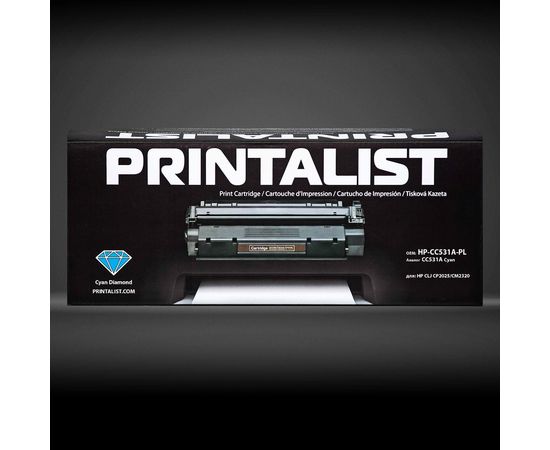 Купить Картридж Printalist HP CLJ CP2025/CM2320, CC531A Cyan (HP-CC531A-PL) по лучшей цене