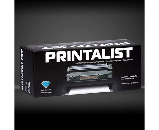 Купить Картридж Printalist HP CLJ CP2025/CM2320, CC531A Cyan (HP-CC531A-PL) по лучшей цене