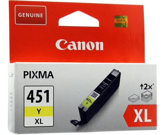Купить Картридж Canon для Pixma MG5440/MG6340/iP7240 CLI-451Y XL Yellow (6475B001) по лучшей цене
