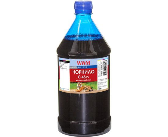 Купить Чернила WWM для Canon CLI-481PB 1000г Blue Водорастворимые (C45/V-4) по лучшей цене