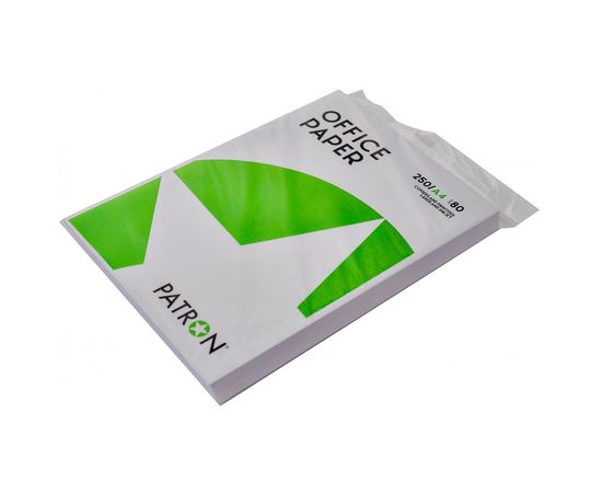 Купить Бумага офисная Office paper 80 г/м2, A4, 250 л Patron (PN-PU-003-2) по лучшей цене