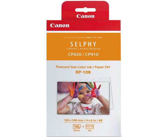 Купить Картридж + фотобумага 10х15 Canon RP-108 (8568B001) по лучшей цене