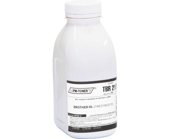Купить Тонер IPM для Brother HL-2140/2150/2170 бутль 70г Black (TB102-2) по лучшей цене