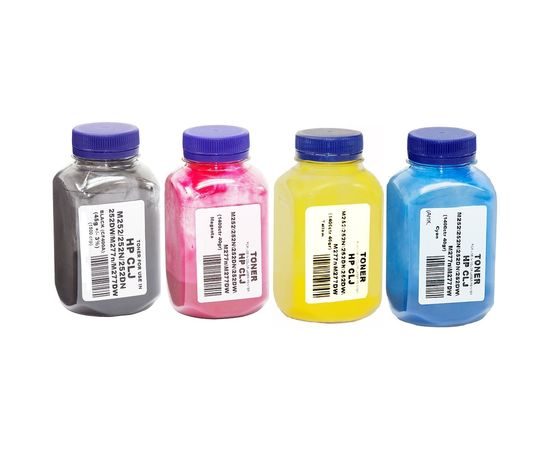 Купить Набор тонера АНК для HP CLJ CP M252 бутль B/C/M/Y (3202694) Black 45г, Сolor 40г по лучшей цене