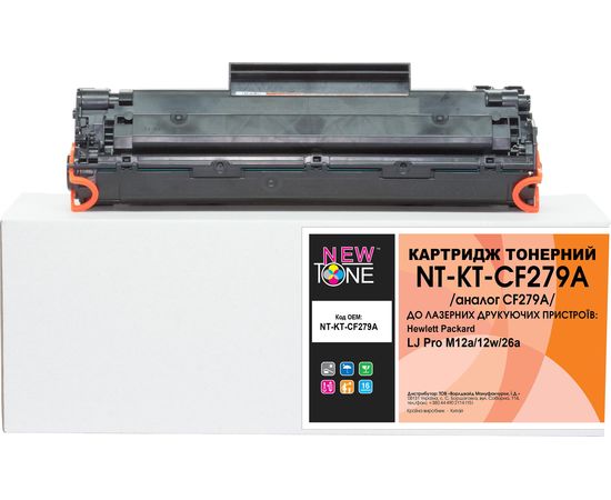 Купить Картридж тонерный NewTone для HP LJ Pro M12a/12w/26a аналог CF279A Black (NT-KT-CF279A) по лучшей цене