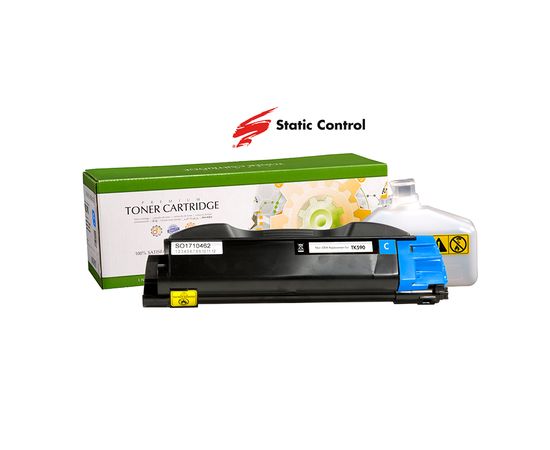 Купить картридж Kyocera TK-590C Static Control 5k cyan по лучшей цене