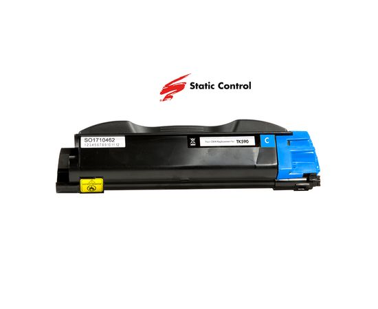Купить картридж Kyocera TK-590C Static Control 5k cyan по лучшей цене