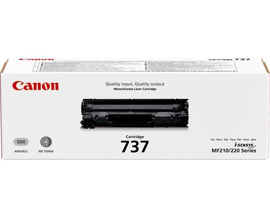 Купить Картридж тонерный Canon 737 для MF211/MF212w/MF216n 2400 копий Black (9435B002) по лучшей цене