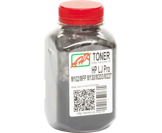 Купить Тонер АНК для HP Pro M102a/102w/130a бутль 60г Black (1401068) АНК по лучшей цене