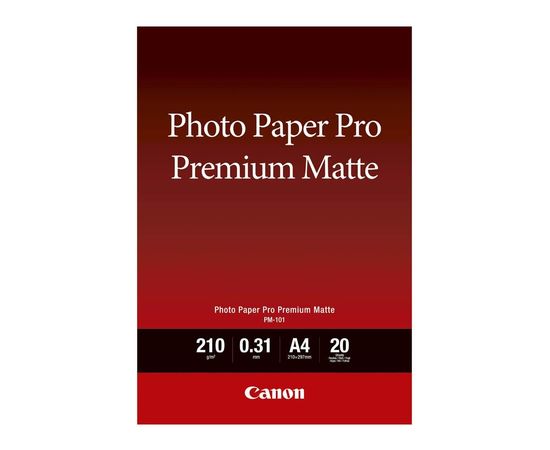 Купить Бумага Canon Photo Paper Premium Matte 210 г/м2, A4, 20л (8657B005) по лучшей цене