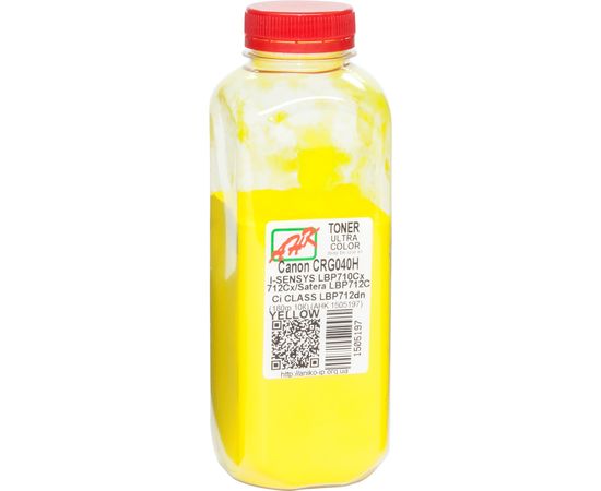 Купить Тонер Canon LBP-710/712, 180г Yellow AHK (1505197) по лучшей цене