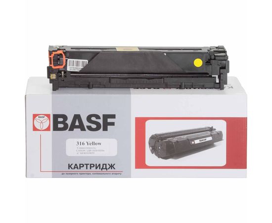 Купить Картридж тонерный BASF для Canon LBP-5050/5970 аналог 1977B002 Yellow (BASF-KT-716Y-1977B002) по лучшей цене