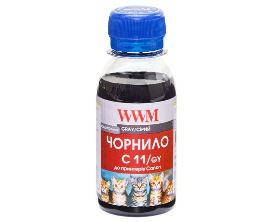 Купить Чернила WWM для Canon CLI-426G/CLI-521G 100г Gray Водорастворимые (C11/GY-2) по лучшей цене