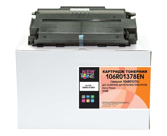 Купить Картридж NewTone Xerox Ph3100/106R01378 Black +смарт-карта (106R01378EN) по лучшей цене
