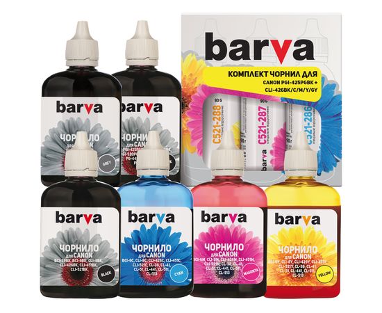 Купить Комплект чернил Canon PGI-425PGBK + CLI-426BK/C/M/Y/GY специальные 6x90 г, PGBK/BK/C/M/Y/GY Barva (CPGI425-6-090-MP) по лучшей цене